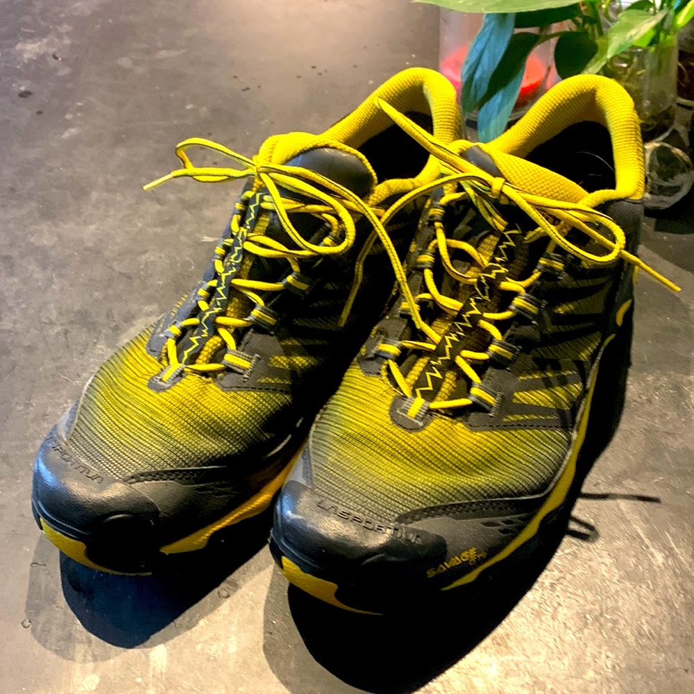La Sportiva Yellow and Black Athletic Shoes